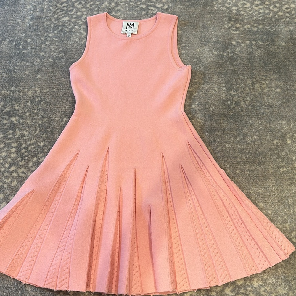 MILLY PINKISH KNIT KIDS DRESS SIZE 5/6 NO LONGER MADE - Picture 6 of 12